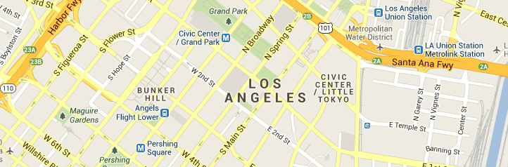 Los Angeles-map